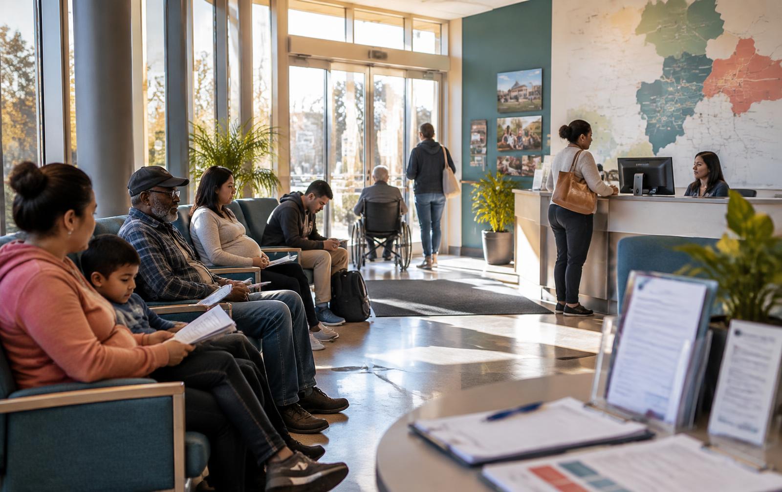Community access to public services, illustrating a socioeconomic challenge